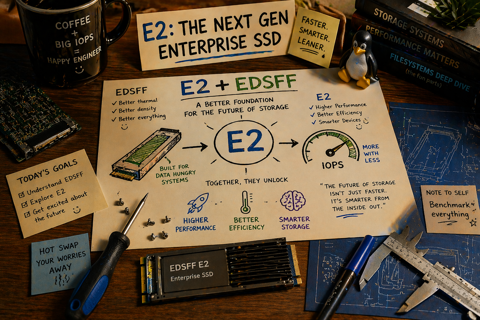 EDSFF E2 next-gen enterprise SSD